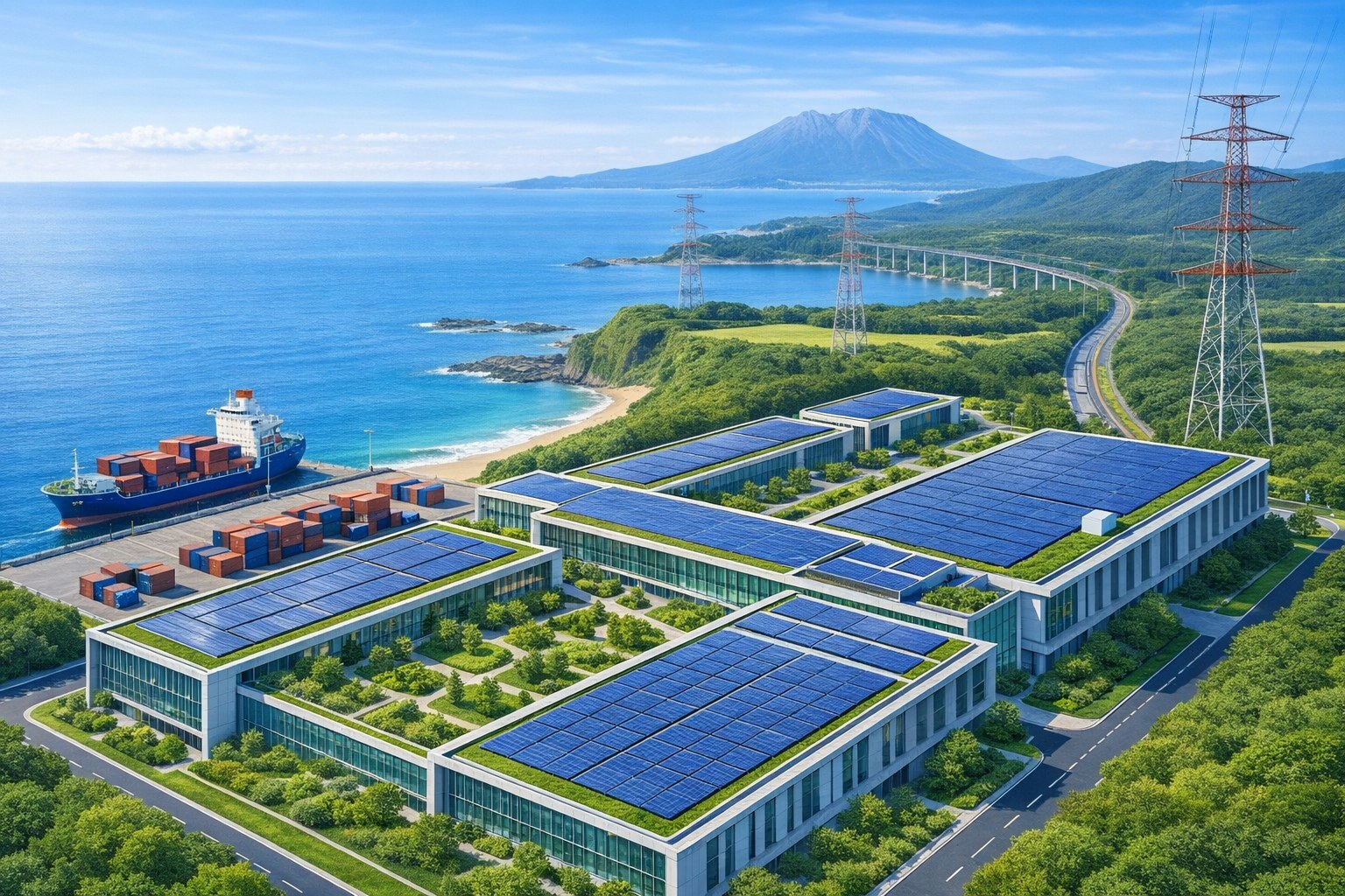 薩摩川内AIデータセンター 完成イメージ（イメージ図）